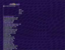 Tablet Screenshot of addzip.com
